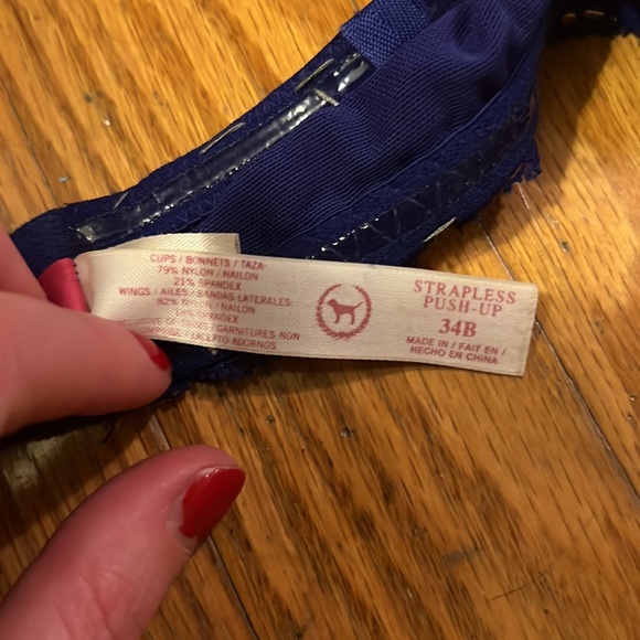 Pink 34B Strapless Push-up - Picture 3 of 3